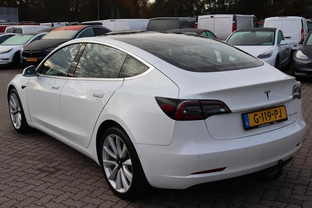 Tesla Model 3 Long Range AWD 75 kWh Autopilot computer 3.0, SOH 90,4%, Panoramadak, Cruise control, Lederen interieur