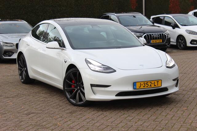 Tesla Model 3 Performance AWD 75 kWh / Autopilot / Panoramadak / Camera / Leder / 20'' / Leder / Premium Audio