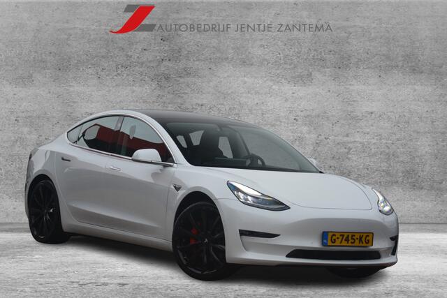 Tesla Model 3 Performance AWD 75 kWh | Autopilot | Leer | Navigatie | NL auto | 1e eigenaar!! |