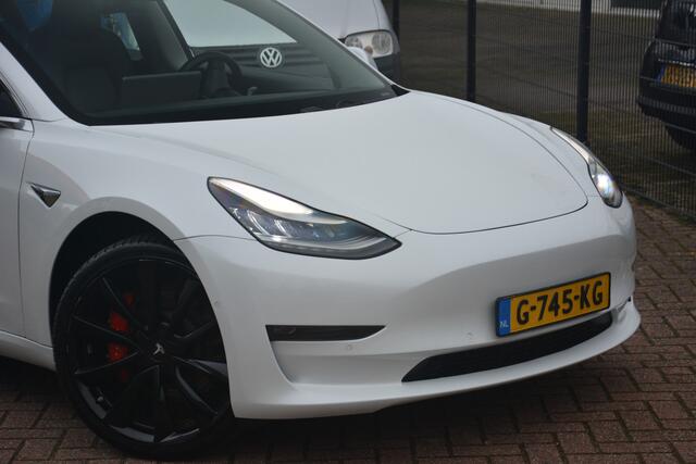 Tesla Model 3 Performance AWD 75 kWh | Autopilot | Leer | Navigatie | NL auto | 1e eigenaar!! |