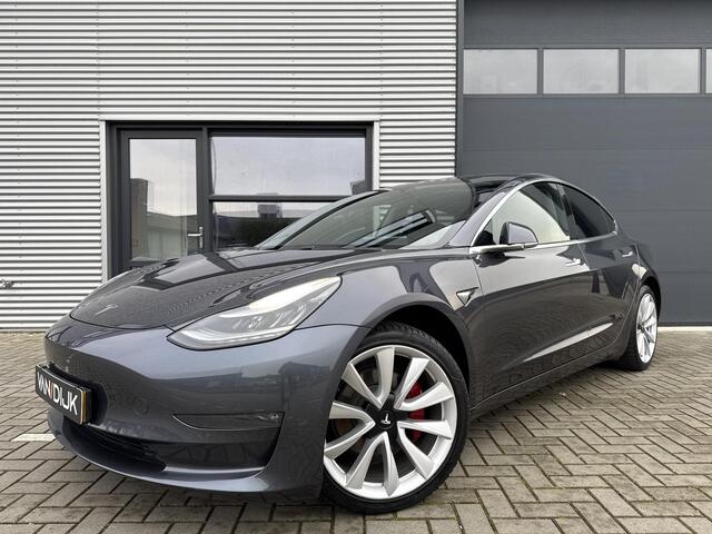 Tesla Model 3 Long Range RWD 75 kWh ?SOH 88.3% ?Autopilot ?Panoramadak ?Vol Leder ?360º Camera ?Stoelverwarming ?Origineel NL