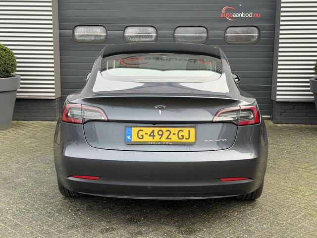 Tesla Model 3 Long Range AWD 75 kWh | Autopilot | Panoramadak | Camera | Lederen Bekleding | 19 Inch Lichtmetalen Velgen |