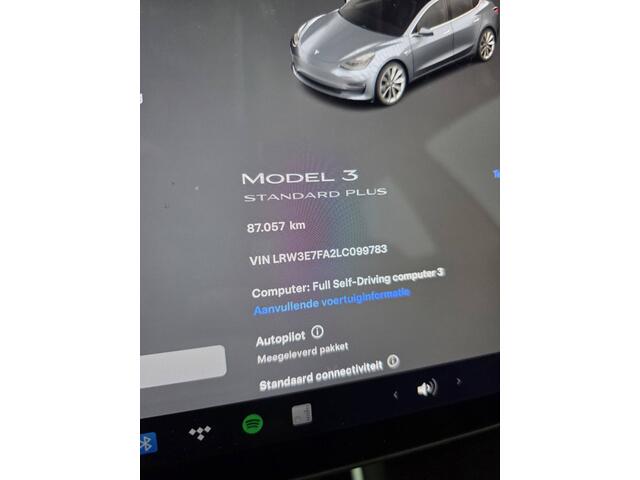 Tesla Model 3 Standard RWD Plus 60 kWh 19'' Velgen, ¤ 16.500,00 netto Wordt verwacht