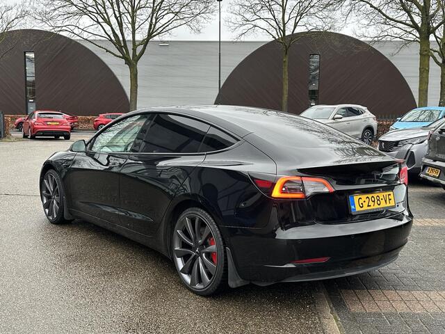 Tesla Model 3 Performance AWD 75 kWh VERWACHT | 20 inch velgen (als nieuw) | Zeer nette staat | Rijklaar geleverd incl. 12 mnd Bovag-garantie | Tesla fabrieksgarantie op de hoogvolt accu t/m 13-12-2027 of 192.000 km