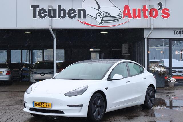 Tesla Model 3 Long Range AWD 75 kWh 93,3% SOH, BTW Auto, FSD (mogelijkheid voor Full Self-Driving), Warmtepomp, 360 Camera, BTW Auto