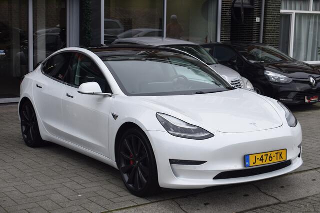 Tesla Model 3 Performance AWD 75 kWh BTW Auto NAP