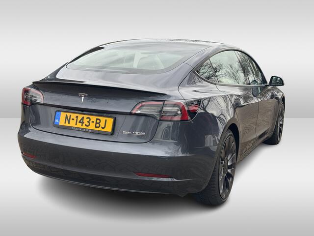 Tesla Model 3 Performance AWD 75 kWh / Autopilot / Panoramadak / Camera / Leder / 20'' / Leder / Premium Audio / Warmtepomp