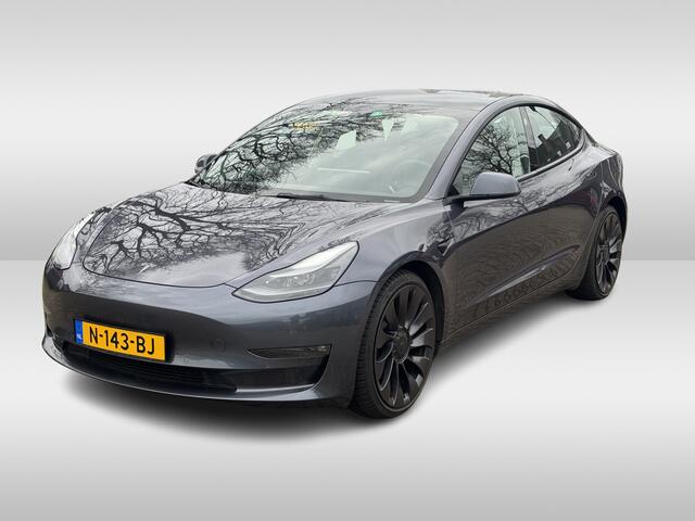 Tesla Model 3 Performance AWD 75 kWh / Autopilot / Panoramadak / Camera / Leder / 20'' / Leder / Premium Audio / Warmtepomp