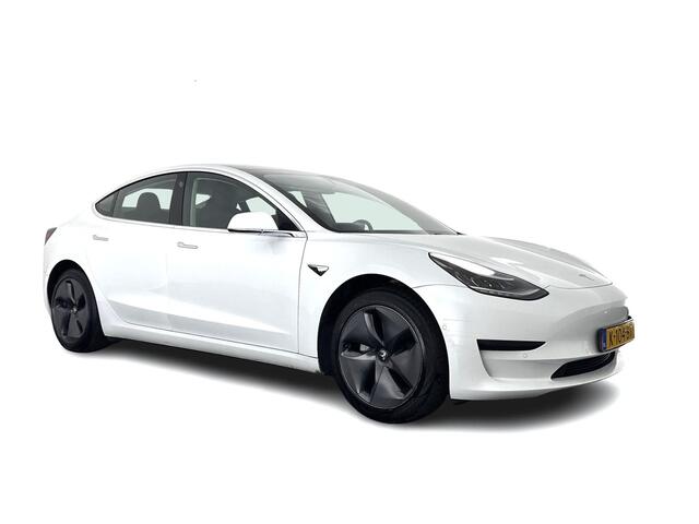 Tesla Model 3 Standard RWD Plus 60 kWh [ 3-Fase ] {SOH-97%} (INCL.BTW) Aut. *PANO | AUTO-PILOT | LEATHER | KEYLESS | FULL-LED | MEMORY-PACK | TOP-VIEW | DAB | CARPLAY | DIGI-COCKPIT | LANE-ASSIST | COMFORT-SEATS | 18"ALU*