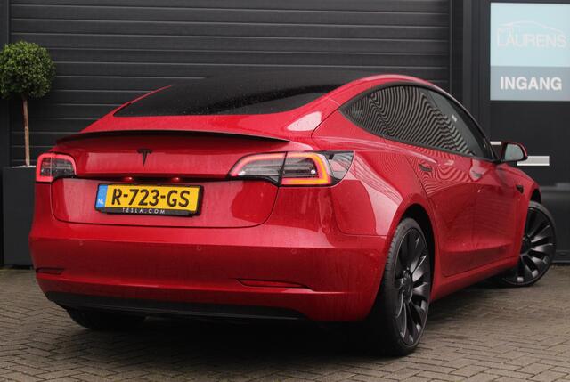 Tesla Model 3 Performance AWD 75 kWh | 96% SOH | Enhanced Autopilot | Achterbank verwarmd | Elektrische Achterklep