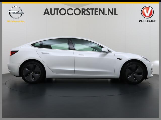 Tesla Model 3 SR+ 325PK Trekhaak LFP-Accu AutoPilot Leer Pano-Dak Adaptive Cruise Lmv 18" Camera's Elektr.-Stuur+Stoelen+Spiegels+Geheugen+Easy-Entry+Verwarmde stoelen Park assistent Pdc WIFI Ecc Lane-Assist Speed-Assist SOH 92% Ecc Navi Led DAB Voorverwarmen interieur