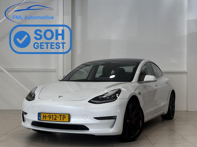 Tesla Model 3 Performance AWD 75 kWh | 89% SOH | Accu Refurbished | Lichtmetalen velgen | Autopilot