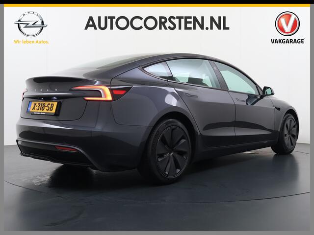 Tesla Model 3 RWD Highland NIEUW MODEL LFP SOH 94% Warmtepomp Entertainment Display Achter FSD 4 Computer AMD Ryzen(TM) Stoel+Achterbank+Stuurverwarming Panoramadak Leder Navi Ecc Camera's Lmv Led Elek.Achterklep Draadloos Laden Wifi Dodehoek detector Keyless Fabrieksg
