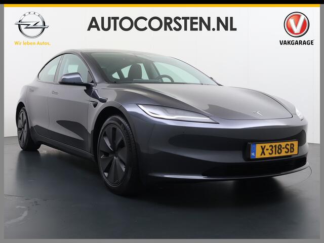 Tesla Model 3 RWD Highland NIEUW MODEL LFP SOH 94% Warmtepomp Entertainment Display Achter FSD 4 Computer AMD Ryzen(TM) Stoel+Achterbank+Stuurverwarming Panoramadak Leder Navi Ecc Camera's Lmv Led Elek.Achterklep Draadloos Laden Wifi Dodehoek detector Keyless Fabrieksg