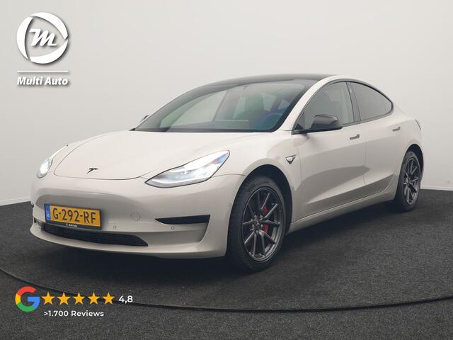 Tesla Model 3 Standard RWD Plus 60 kWh 325pk | Adaptive Cruise | Panodak | Self Driving | Camera | Keyless | Navigatie Via Google Maps | Spotify | DAB | 19"L.M |