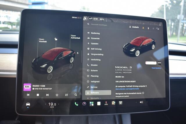 Tesla Model 3 Long Range AWD 75 kWh Panorma | Leder | 12 mnd BOVAG garanntie | Whatsapp 06-53188999