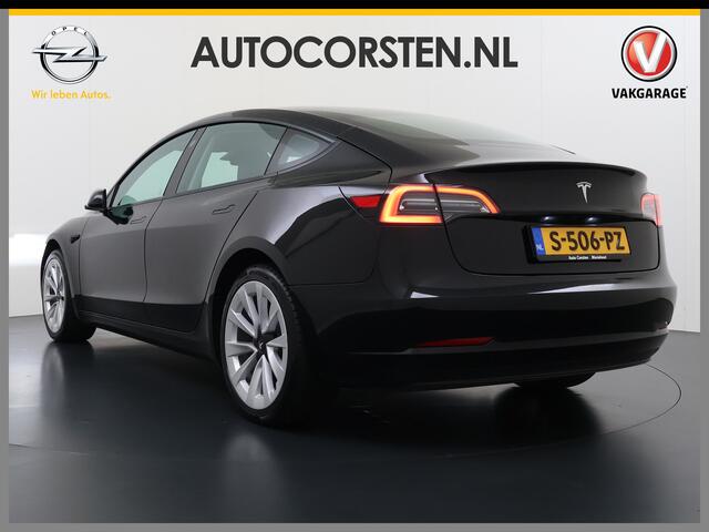 Tesla Model 3 RWD 60kWh Warmtepomp LFP-Accu SOH 91% Traffic Aware Cruise Control+Autom.Sturen Camera's Navi Ecc Stoel+Stuurverwarming Elek.Achterklep Lmv 19" AMD Ryzen(TM) Elek.Stoelen+Memory Isofix Regen-Lichtsensor 1e Eigenaar Origineel Nederlandse Auto