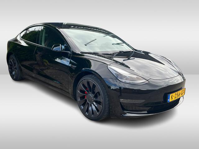 Tesla Model 3 Performance AWD 75 kWh / 1e Eign. / FACELIFT / Autopilot / Panoramadak / Camera / Leder / 20'' / Leder / Premium Audio / Warmtepomp