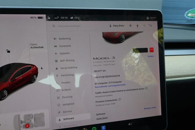Tesla Model 3 Long Range AWD 75 kWh | SOH 84,8% | Computer 2.5 | Trekhaak | Kofferdeksel elektrisch