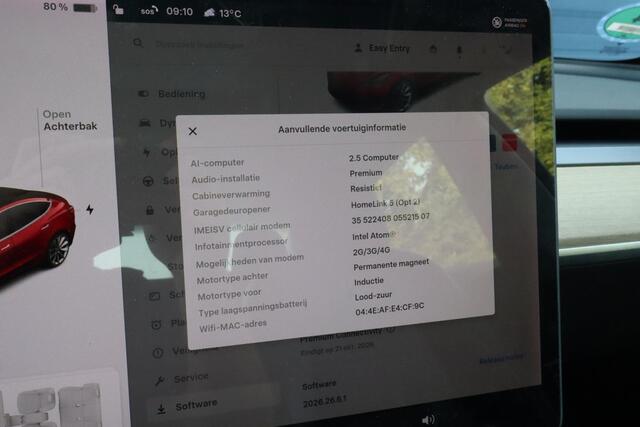 Tesla Model 3 Long Range AWD 75 kWh | SOH 84,8% | Computer 2.5 | Trekhaak | Kofferdeksel elektrisch
