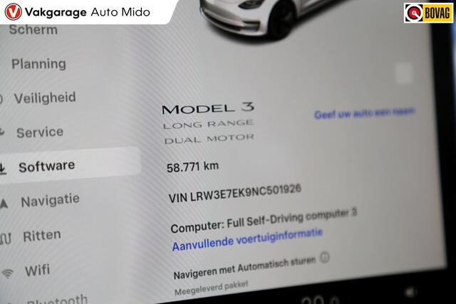 Tesla Model 3 Long Range AWD 75kWh | 1e eigenaar | BTW auto