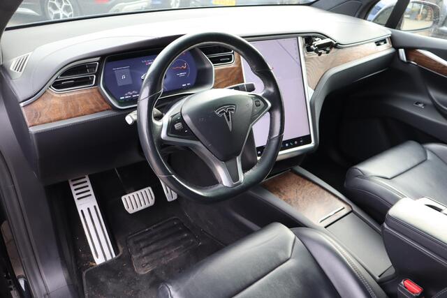 Tesla Model X 100D Performance 6p. Camera, Lederen interieur, CCS ingeschakeld, Cruise control, 6 Persoons, Lederen interieur