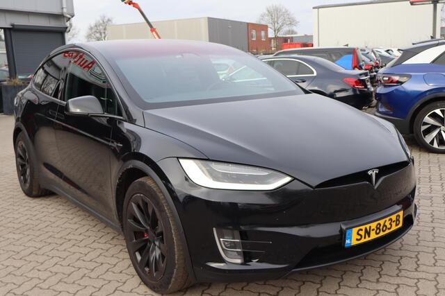 Tesla Model X 100D Performance 6p. Camera, Lederen interieur, CCS ingeschakeld, Cruise control, 6 Persoons, Lederen interieur