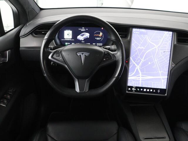 Tesla Model X 100D 6p. | SOH 86,1% | Stuur/stoel verwarming | Leder | Memory | Sfeerverlichting | Adaptive cruise | Climate control | Camera | Park assist | Trekhaak |