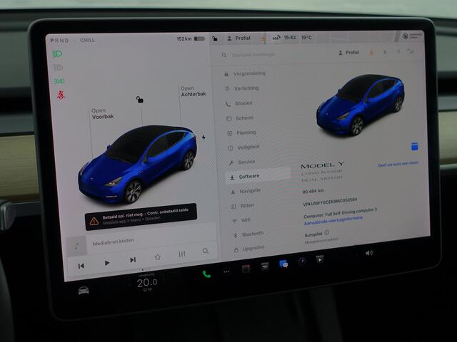 Tesla Model Y Long Range AWD 75 kWh- Trekhaak, Privacy Glass, Black Pack, Panoramadak, Autopilot