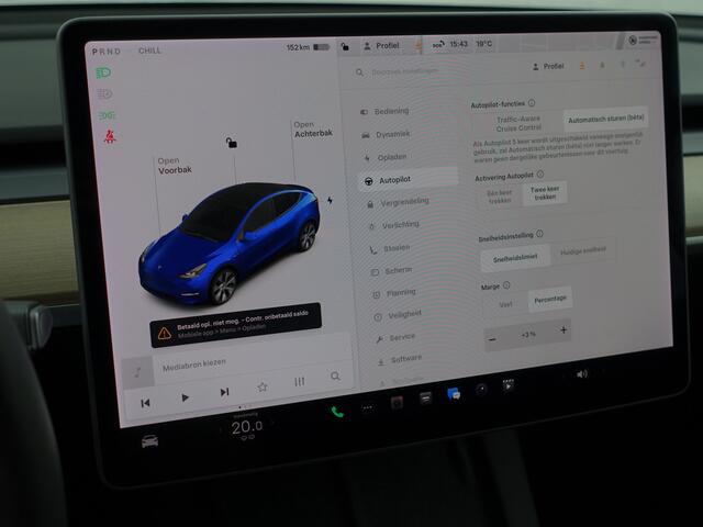 Tesla Model Y Long Range AWD 75 kWh- Trekhaak, Privacy Glass, Black Pack, Panoramadak, Autopilot