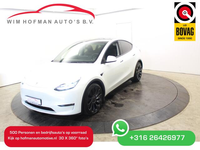 Tesla Model Y Performance AWD 75 kWh 464PK El a-Klep Pano Cam Leder