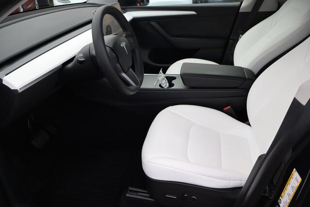 Tesla Model Y Long Range AWD 75 kWh 91,1% SOH, Autopilot computer 3, Wit lederen bekleding, Warmtepomp