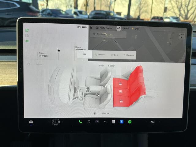 Tesla Model Y Long Range AWD 75 kWh | VAN: ¤39.900,- VOOR: ¤35.877,- UW EINDEJAARSVOORDEEL: ¤4.023,- | SOH 94% | ACCU PAKKET GARANTIE T/M 2031/160K KM | 12 MAANDEN BOVAG GARANTIE | VOOR & ACHTER STOELEN VERWARMD | STUURWIEL VERWARMD | PANO DAK | ELKT. ACHTERKLEP | STOE