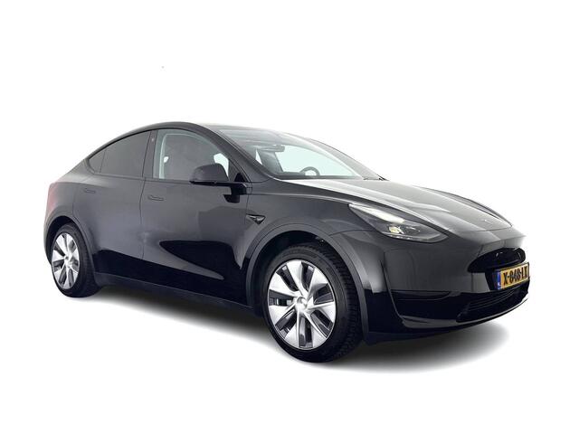 Tesla Model Y RWD 58 kWh [ 3-Fase ] {SOH-93%} (INCL.BTW) Aut. *PANO | AUTO-PILOT | LEATHER | NAVI-FULLMAP | MATRIX-LED | KEYLESS | CAMERA | DAB+ | HEATED-COMFORTSEATS | PRIVACYGLASS | TOPVIEW | 19''ALU*