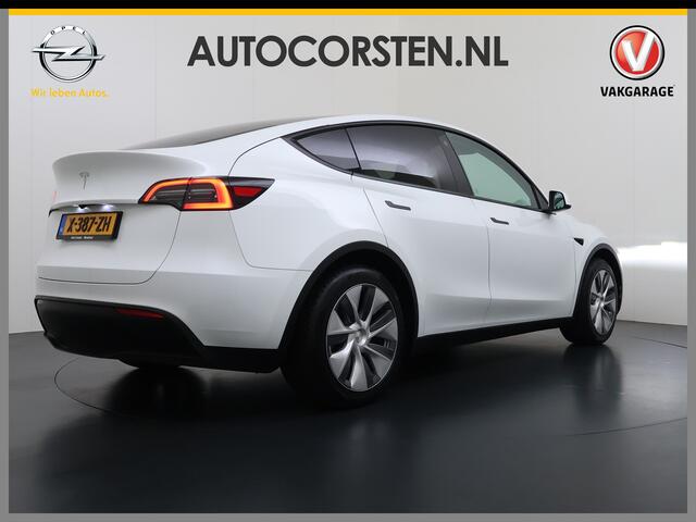 Tesla Model Y RWD SOH 95% Warmtepomp LFP-Accu Leder Lmv Camera's Panoramadak Adap.Cruise Navi Ecc Autopilot Stoel+Stuur+Achterbank Verwarming Elek.Achterklep Dodehoek detector Draadloze telefoonlader 1e Eigenaar Origineel Nederlandse Auto Fabrieksgarantie op Motor en A