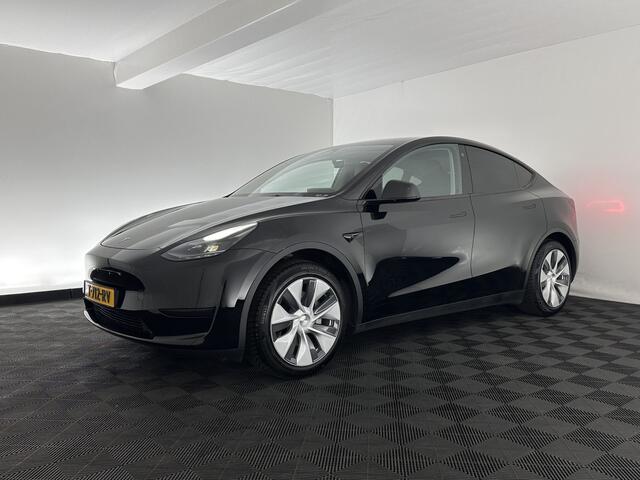 Tesla Model Y RWD 58 kWh [ 3-Fase ] {SOH-91%} (INCL-BTW) Aut. *PANO | LEATHER | TOWBAR | AUTO-PILOT | NAVI-FULLMAP | MATRIX-LED | KEYLESS | CAMERA | DAB+ | HEATED-COMFORTSEATS | PRIVACYGLASS | TOPVIEW | 19''ALU*