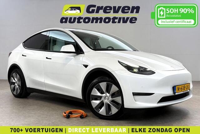 Tesla Model Y Long Range AWD 75 kWh | Snelladen | Autopilot | SOH 90% | Camera | Memory | Pano | Stoel/Stuurverw.