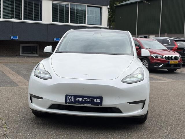 Tesla Model Y Long Range AWD 75 kWh SOH 92% | AFNEEMBARE TREKHAAK| ENHANCHED AUTOPILOT| RESTERENDE ALGEMENE FABRIEKSGARANTIE TESLA T/M 03-2028 OF 80.000KM| ACCU + AANDRIJFLIJN T/M 03-2032/ 192.000KM| RIJKLAAR GELEVERD