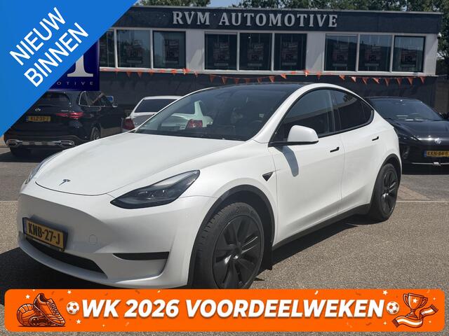 Tesla Model Y Long Range RWD 75 kWh LONG RANGE AWD FSD! VAN: 46.900,- VOOR: 43.877,- | FULL SELF DRIVE OP DE AUTO (UNIEK, GEEN ABONNEMENT MAAR GEKOCHT )|