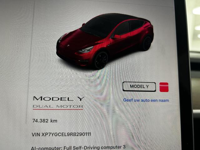 Tesla Model Y Performance AWD 75 kWh NAVIGATIE | ACHTERUITRIJCAMERA | PANORAMADAK