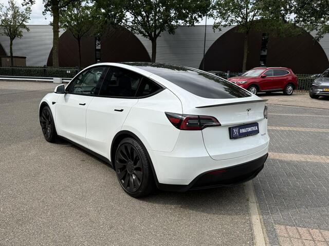 Tesla Model Y Performance AWD 75 kWh 21 INCH TURBINE VELGEN | TESLA GARANTIE T/M 01-2028 OF 80.000 KM | ACCU & AANDRIJFLIJN GARANTIE T/M 01-2032 OF 192.000 KM | ALL IN RIJKLAAR PRIJS |
