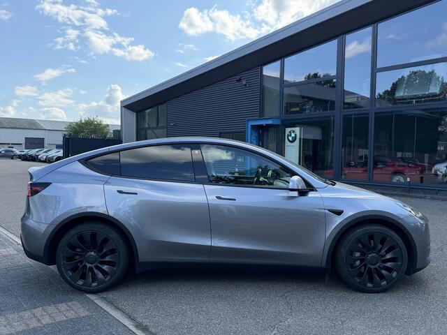 Tesla Model Y Long Range AWD 75 kWh SOH 94%| QUICKSILVER!| TESLA FABRIEKSGARANTIE TOT 04-2028/ 80.000KM | FABRIEKSGARANTIE OP ACCU & AANDRIJFLIJN TOT 2032 OF 192.000 KM | BTW VERREKENBAAR