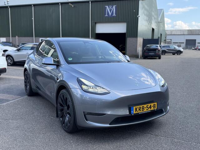 Tesla Model Y Long Range AWD 75 kWh SOH 94%| QUICKSILVER!| TESLA FABRIEKSGARANTIE TOT 04-2028/ 80.000KM | FABRIEKSGARANTIE OP ACCU & AANDRIJFLIJN TOT 2032 OF 192.000 KM | BTW VERREKENBAAR