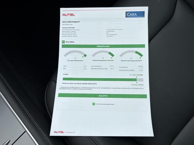Tesla Model Y Performance AWD 75 kWh VAN 41.900:,- VOOR:39.877,- UW HERFSTVOORDEEL: 2.023,- | SOH 92% RIJKLAAR GELEVERD | TESLA FABRIEKSGARANTIE TOT 5-2027 OF 80.000 | TESLA GARANTIE ACCU + AANDRIJFLIJN T/M 05-2031/ 192.000KM|