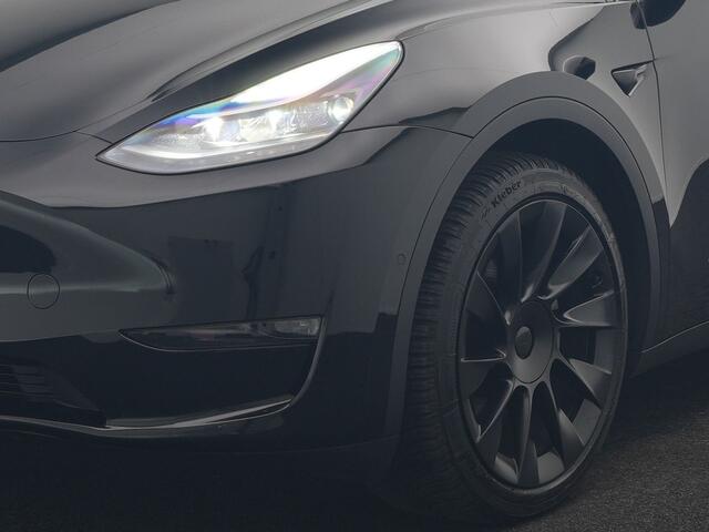 Tesla Model Y Dual Motor Long Range AWD 514pk | Trekhaak Afn. | Full Self-Driving Capability | Panodak | Adaptive Cruise | 360 Camera | Lederen Sportstoelen Memory & Verwarmd | Navigatie |