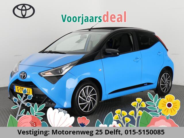 Toyota AYGO 1.0 VVT-i X CABRIOLET BITONE AUTOMAAT BIJNA 2020.AIRCO.CARPLAY NAVIGATIE.GARANTIE TOT 10-2029