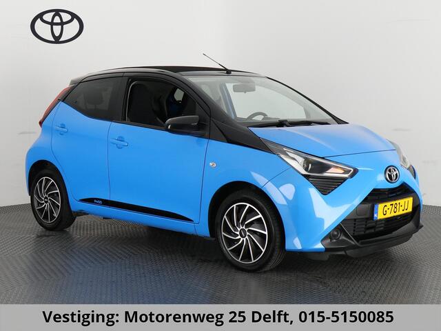 Toyota AYGO 1.0 VVT-i X CABRIOLET BITONE AUTOMAAT BIJNA 2020.AIRCO.CARPLAY NAVIGATIE.GARANTIE TOT 10-2029