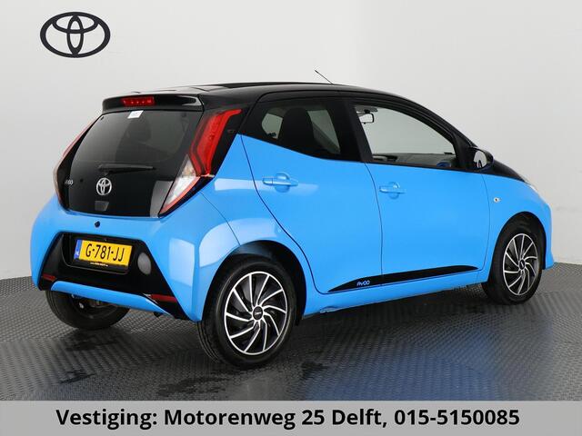 Toyota AYGO 1.0 VVT-i X CABRIOLET BITONE AUTOMAAT BIJNA 2020.AIRCO.CARPLAY NAVIGATIE.GARANTIE TOT 10-2029