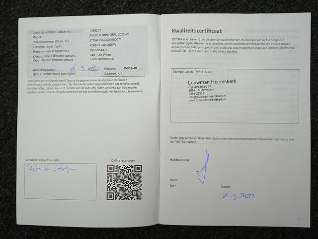Toyota AYGO X 1.0 VVT-i MT Play | NL Auto | Dealer Onderhouden | Achteruitrijcamera |