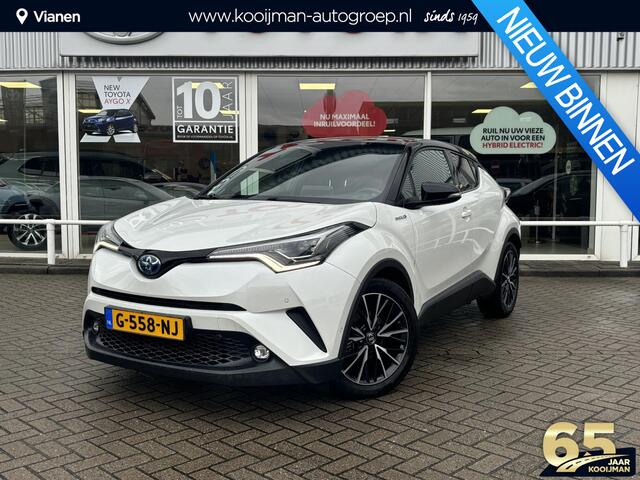 Toyota C-HR 1.8 Hybrid Style Ultimate Trekhaak, Stoel&Stuurverwarming, Achteruitrijcamera, CruiseControl, DAB!